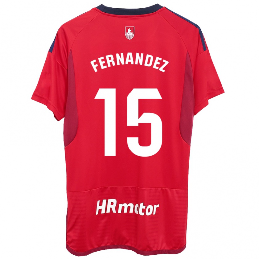 Kandiny Gyermek Leyre Fernández Sánchez #15 Piros Hazai Jersey 2023/24 Mez Póló Ing