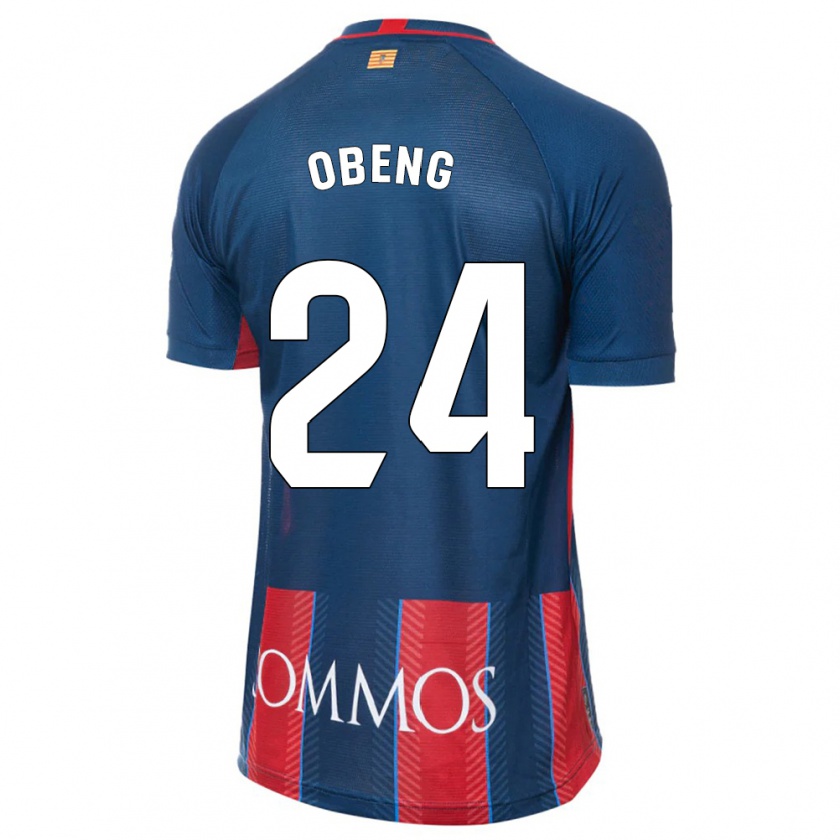 Kandiny Gyermek Samuel Obeng #24 Haditengerészet Hazai Jersey 2023/24 Mez Póló Ing