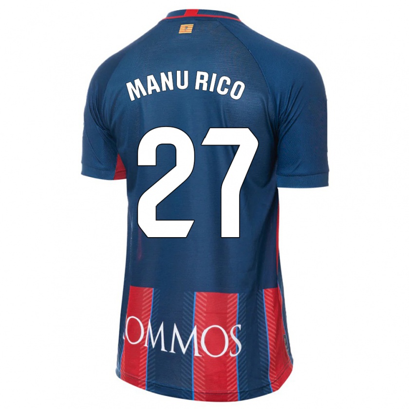 Kandiny Gyermek Manu Rico #27 Haditengerészet Hazai Jersey 2023/24 Mez Póló Ing