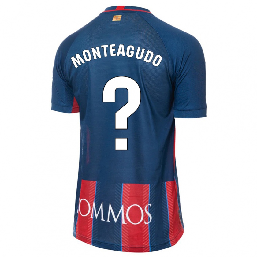 Kandiny Gyermek Miguel Monteagudo #0 Haditengerészet Hazai Jersey 2023/24 Mez Póló Ing