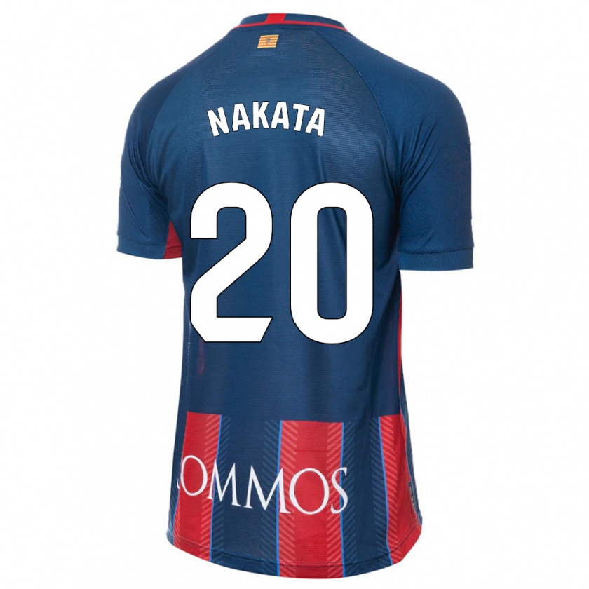 Kandiny Gyermek Yuki Nakata #20 Haditengerészet Hazai Jersey 2023/24 Mez Póló Ing