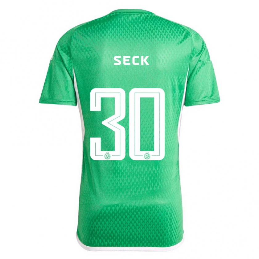 Kandiny Gyermek Abdoulaye Seck #30 Fehér Kék Hazai Jersey 2023/24 Mez Póló Ing