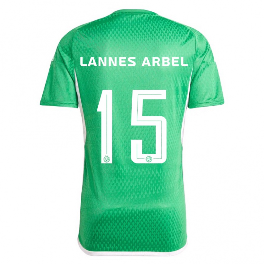 Kandiny Gyermek Tomer Lannes Arbel #15 Fehér Kék Hazai Jersey 2023/24 Mez Póló Ing