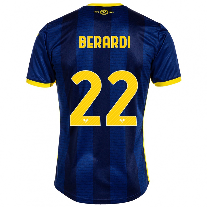 Kandiny Gyermek Alessandro Berardi #22 Haditengerészet Hazai Jersey 2023/24 Mez Póló Ing