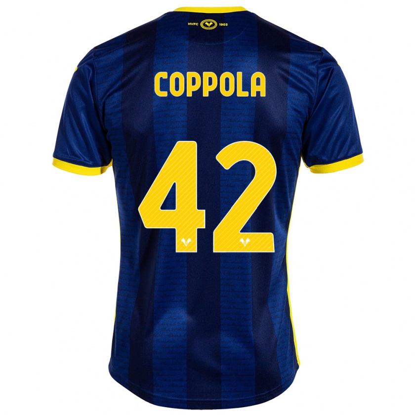 Kandiny Gyermek Diego Coppola #42 Haditengerészet Hazai Jersey 2023/24 Mez Póló Ing