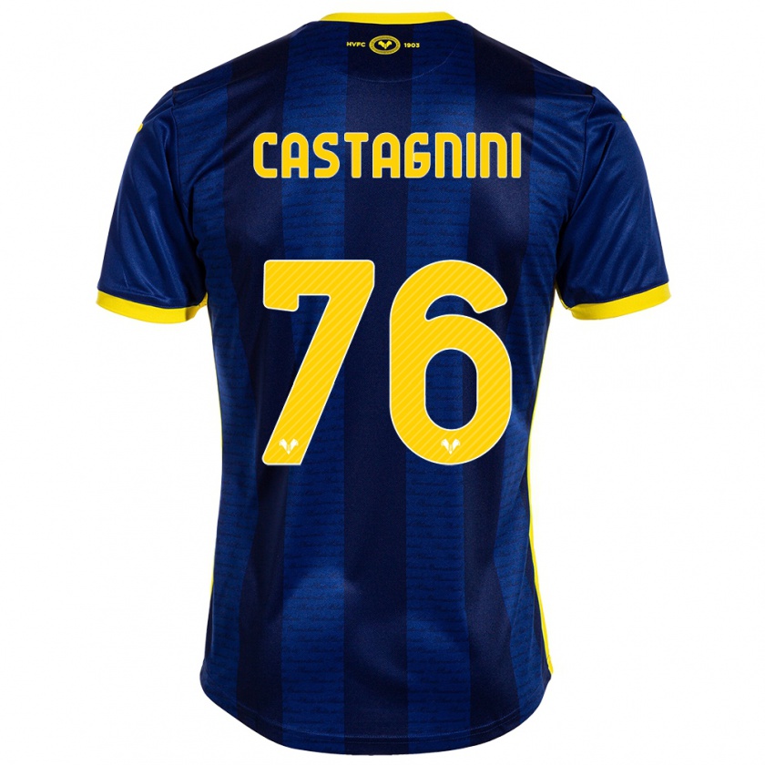 Kandiny Gyermek Mirko Castagnini #76 Haditengerészet Hazai Jersey 2023/24 Mez Póló Ing