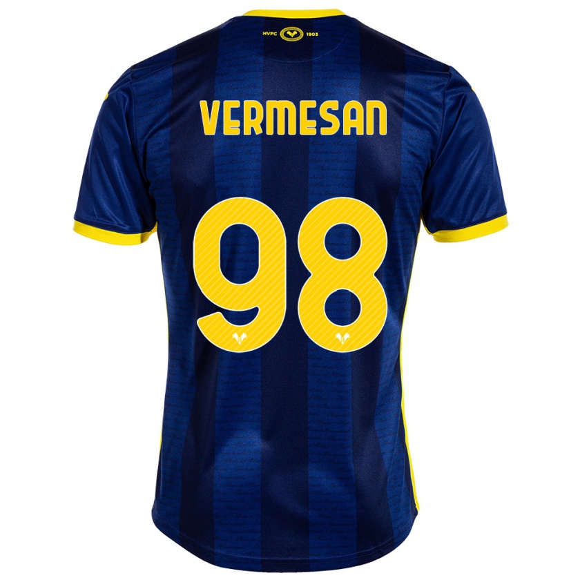 Kandiny Gyermek Ioan Vermesan #98 Haditengerészet Hazai Jersey 2023/24 Mez Póló Ing