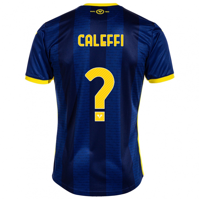 Kandiny Gyermek Andrea Caleffi #0 Haditengerészet Hazai Jersey 2023/24 Mez Póló Ing