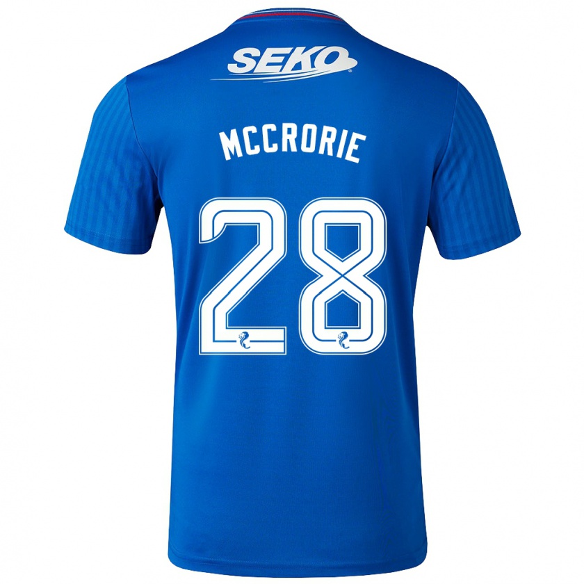 Kandiny Gyermek Robby Mccrorie #28 Kék Hazai Jersey 2023/24 Mez Póló Ing