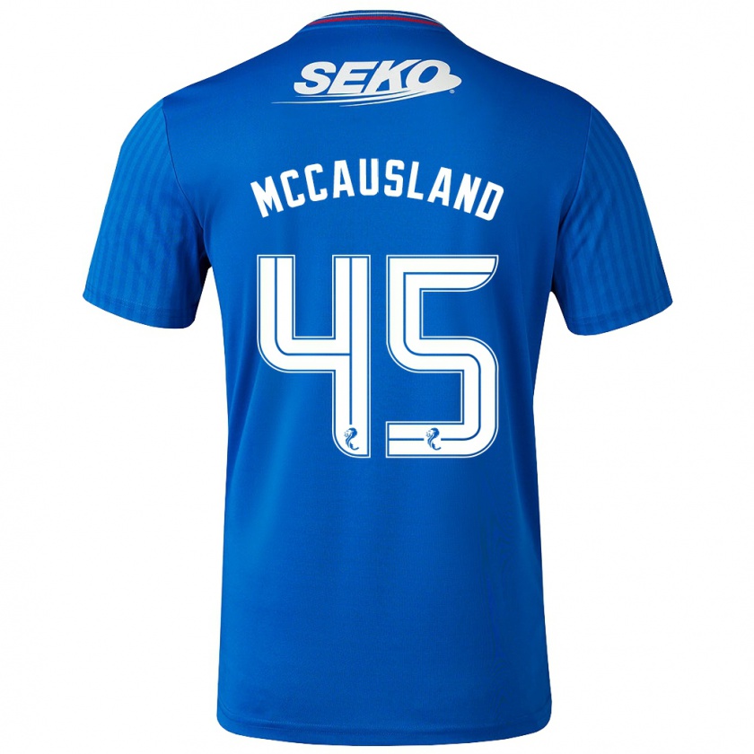 Kandiny Gyermek Ross Mccausland #45 Kék Hazai Jersey 2023/24 Mez Póló Ing