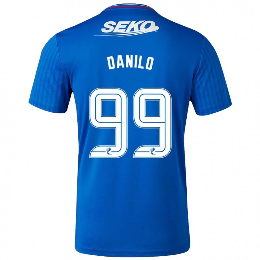 Kandiny Gyermek Danilo #99 Kék Hazai Jersey 2023/24 Mez Póló Ing