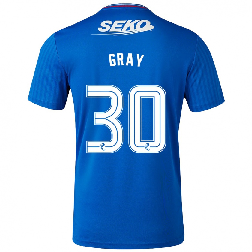 Kandiny Gyermek Georgia Gray #30 Kék Hazai Jersey 2023/24 Mez Póló Ing