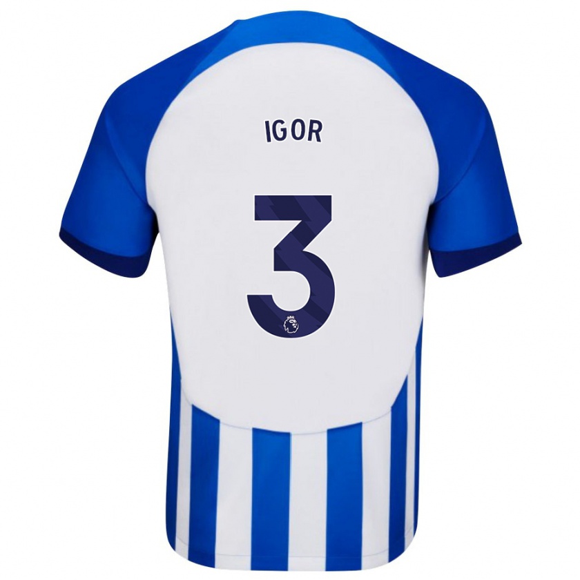 Kandiny Gyermek Igor #3 Kék Hazai Jersey 2023/24 Mez Póló Ing