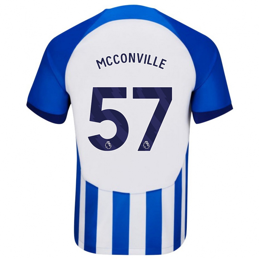 Kandiny Gyermek Ruairi Mcconville #57 Kék Hazai Jersey 2023/24 Mez Póló Ing