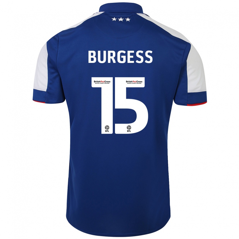 Kandiny Gyermek Cameron Burgess #15 Kék Hazai Jersey 2023/24 Mez Póló Ing