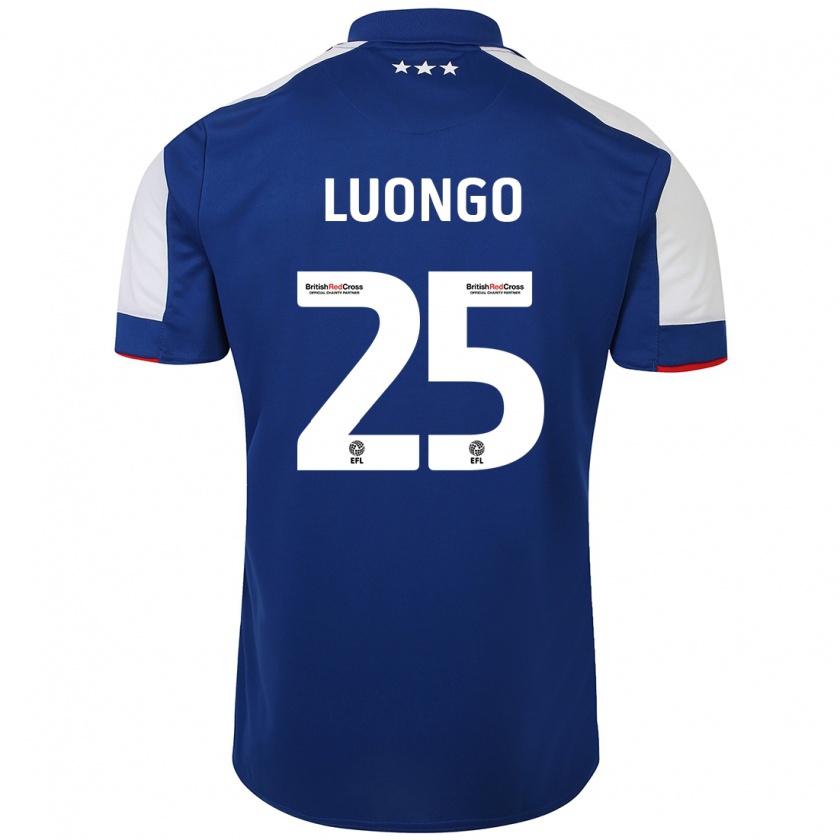 Kandiny Gyermek Massimo Luongo #25 Kék Hazai Jersey 2023/24 Mez Póló Ing