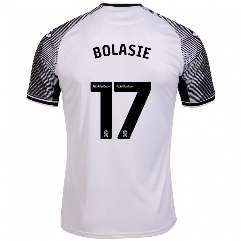 Kandiny Gyermek Yannick Bolasie #17 Fehér Hazai Jersey 2023/24 Mez Póló Ing