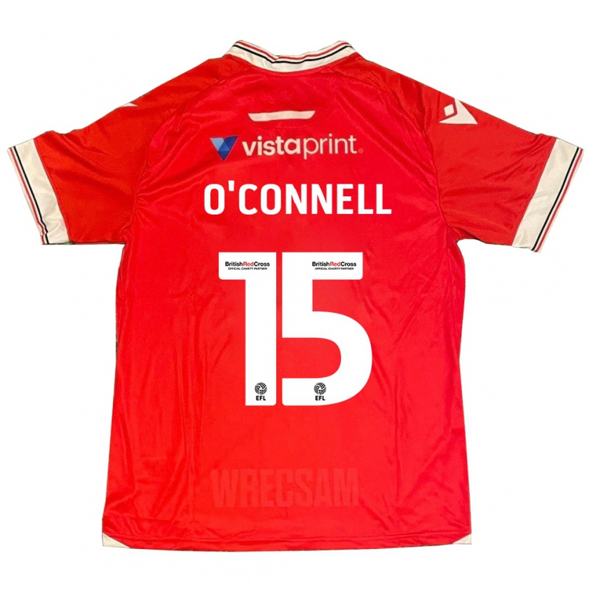 Kandiny Gyermek Eoghan O'connell #15 Piros Hazai Jersey 2023/24 Mez Póló Ing