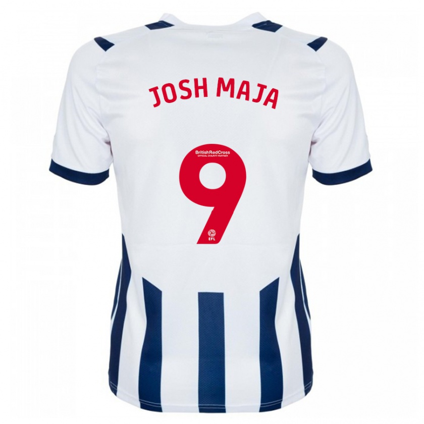 Kandiny Gyermek Josh Maja #9 Fehér Hazai Jersey 2023/24 Mez Póló Ing