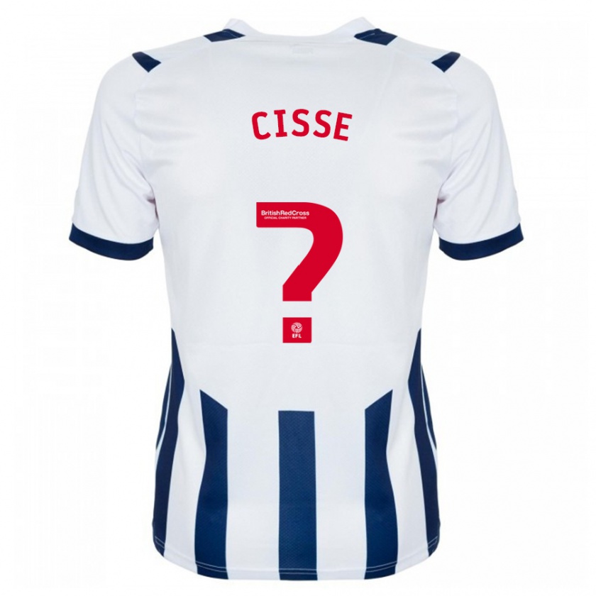 Kandiny Gyermek Ben Cisse #0 Fehér Hazai Jersey 2023/24 Mez Póló Ing