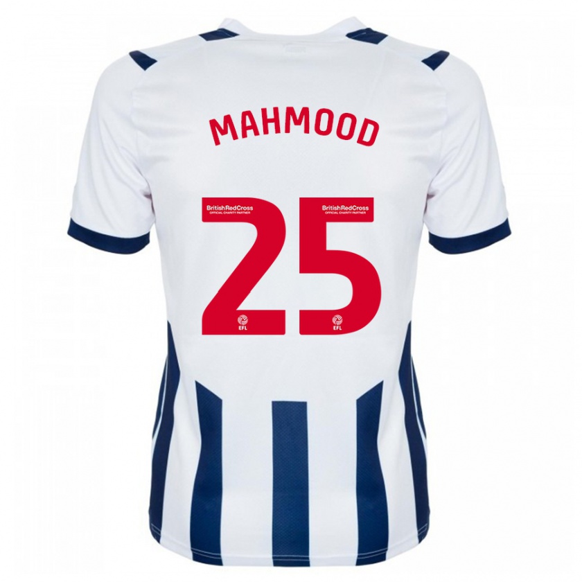 Kandiny Gyermek Mahmood #25 Fehér Hazai Jersey 2023/24 Mez Póló Ing