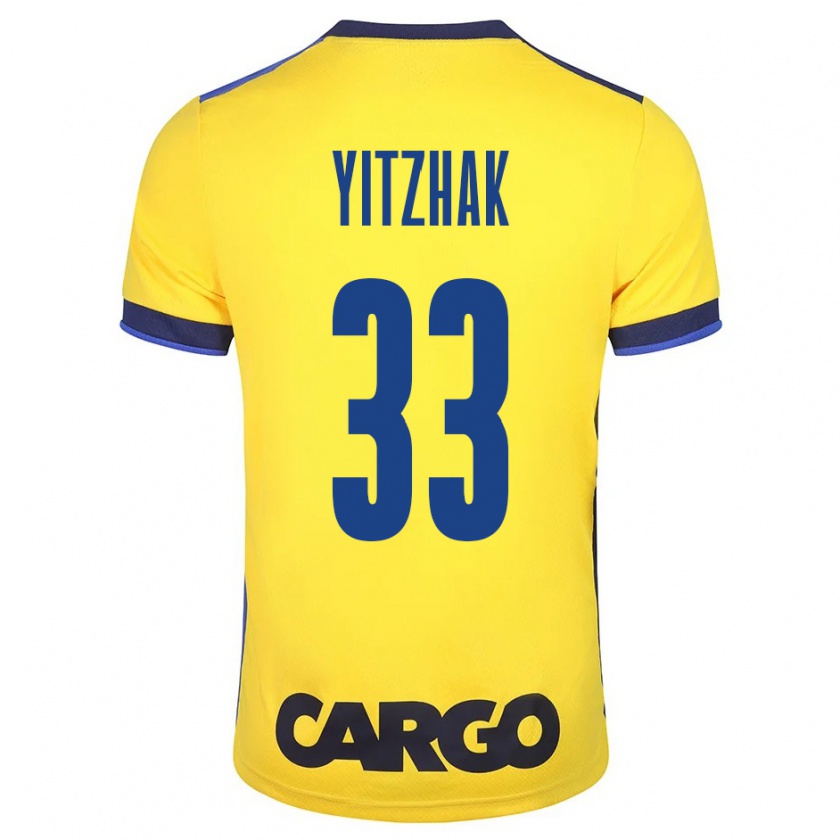 Kandiny Gyermek Or Yitzhak #33 Sárga Hazai Jersey 2023/24 Mez Póló Ing