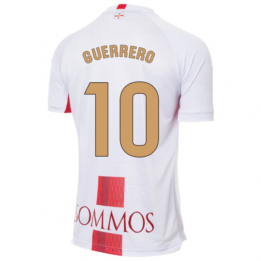 Kandiny Gyermek Fernando Guerrero #10 Fehér Idegenbeli Jersey 2023/24 Mez Póló Ing