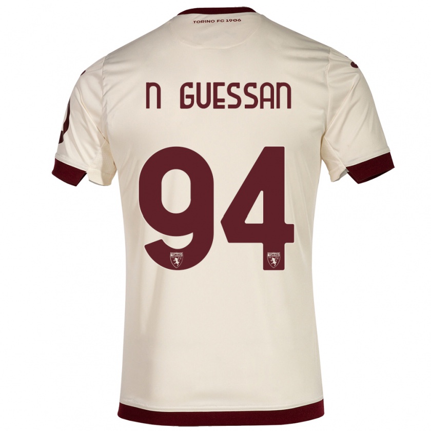 Kandiny Gyermek Ange Caumenan N'guessan #94 Pezsgő Idegenbeli Jersey 2023/24 Mez Póló Ing