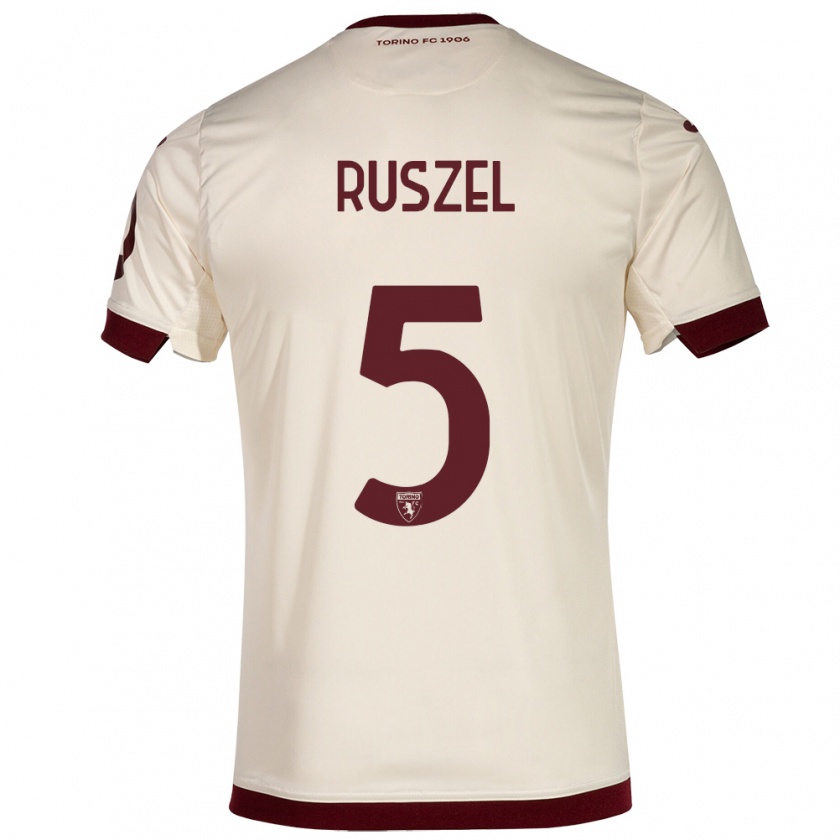 Kandiny Gyermek Marcel Ruszel #5 Pezsgő Idegenbeli Jersey 2023/24 Mez Póló Ing