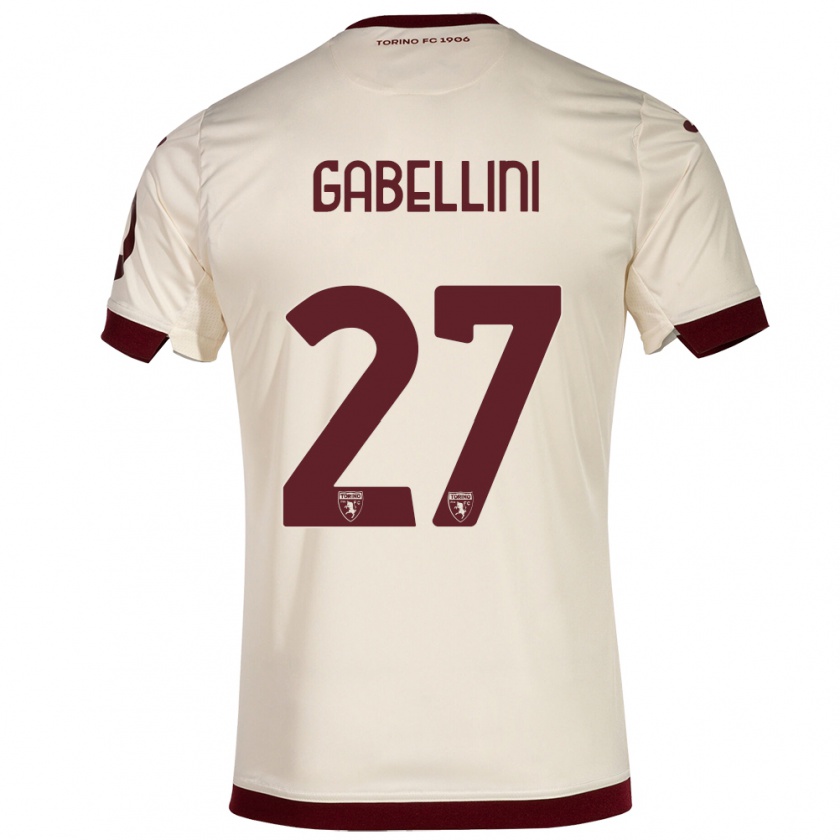 Kandiny Gyermek Tommaso Gabellini #27 Pezsgő Idegenbeli Jersey 2023/24 Mez Póló Ing