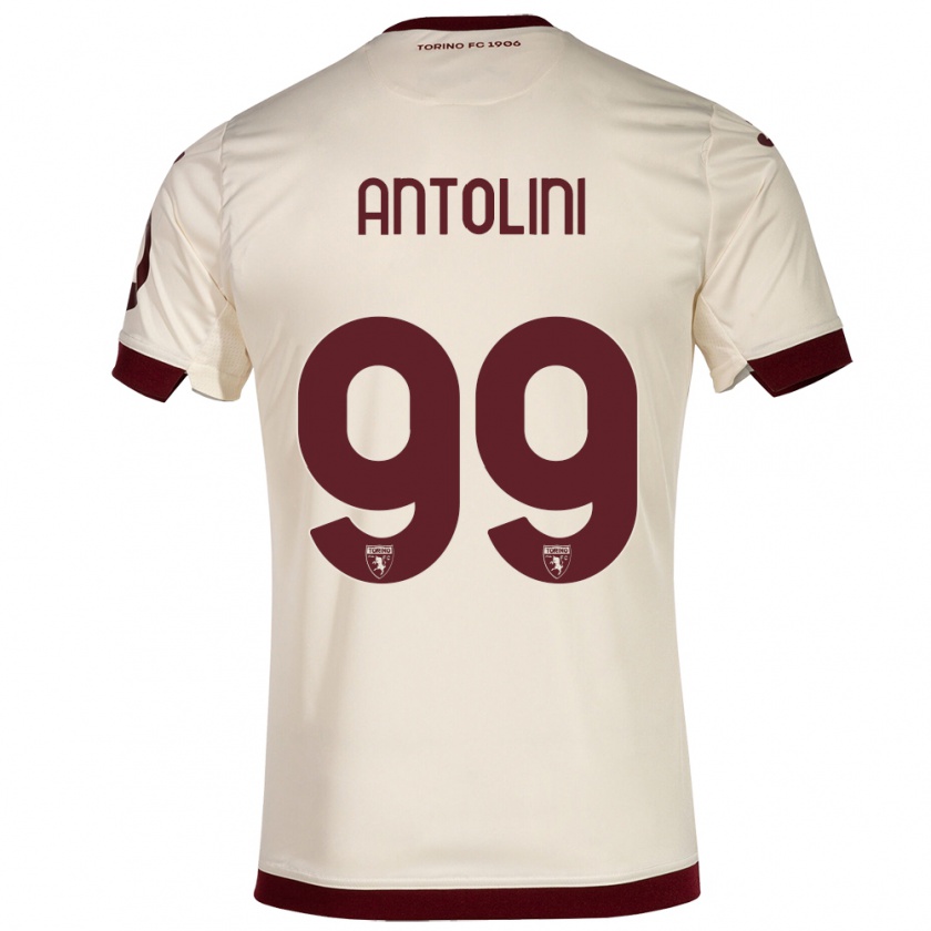 Kandiny Gyermek Jacopo Antolini #99 Pezsgő Idegenbeli Jersey 2023/24 Mez Póló Ing