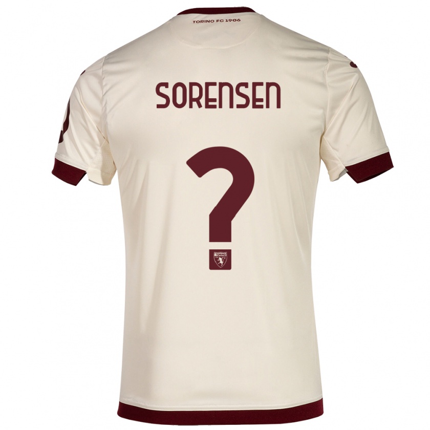 Kandiny Gyermek Ben Sørensen #0 Pezsgő Idegenbeli Jersey 2023/24 Mez Póló Ing