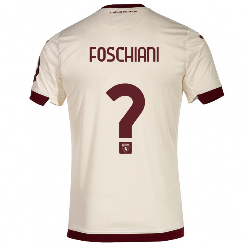 Kandiny Gyermek Francesco Foschiani #0 Pezsgő Idegenbeli Jersey 2023/24 Mez Póló Ing