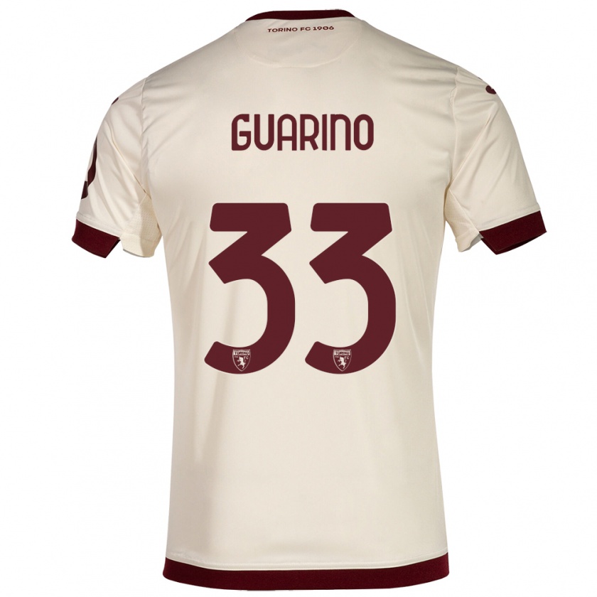 Kandiny Gyermek Rita Guarino #33 Pezsgő Idegenbeli Jersey 2023/24 Mez Póló Ing