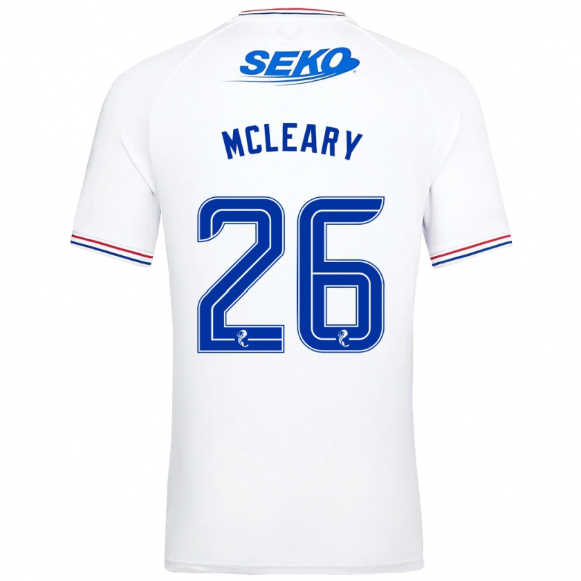 Kandiny Gyermek Jodi Mcleary #26 Fehér Idegenbeli Jersey 2023/24 Mez Póló Ing