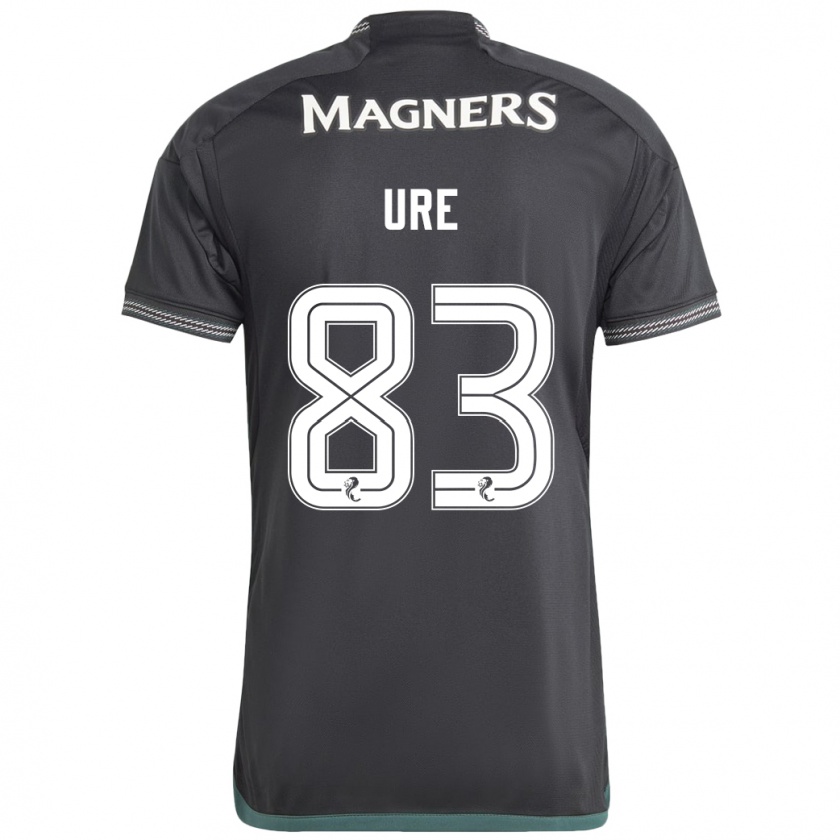 Kandiny Gyermek Kyle Ure #83 Fekete Idegenbeli Jersey 2023/24 Mez Póló Ing