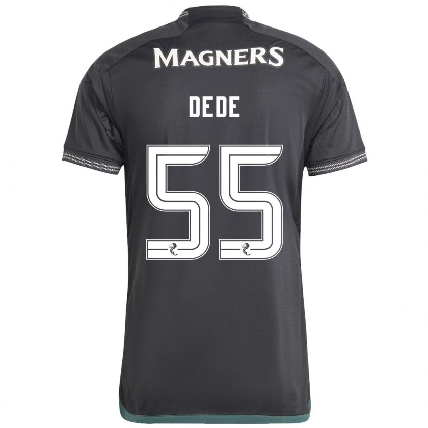 Kandiny Gyermek Josh Dede #55 Fekete Idegenbeli Jersey 2023/24 Mez Póló Ing