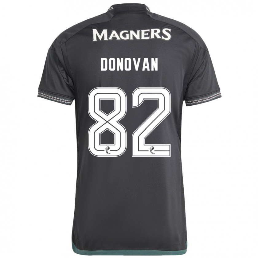 Kandiny Gyermek Colby Donovan #82 Fekete Idegenbeli Jersey 2023/24 Mez Póló Ing