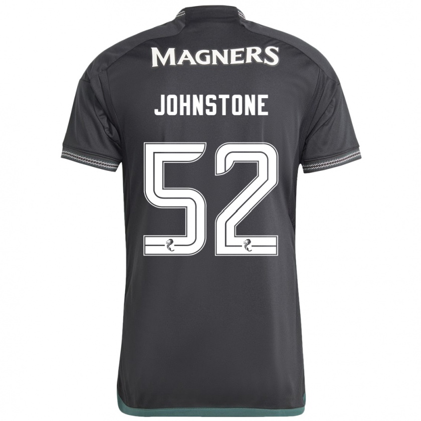 Kandiny Gyermek Rachael Johnstone #52 Fekete Idegenbeli Jersey 2023/24 Mez Póló Ing