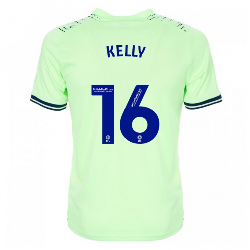 Kandiny Gyermek Martin Kelly #16 Haditengerészet Idegenbeli Jersey 2023/24 Mez Póló Ing