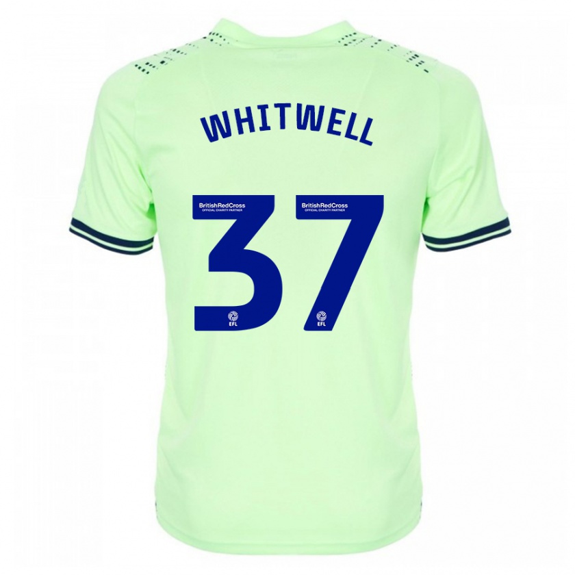 Kandiny Gyermek Harry Whitwell #37 Haditengerészet Idegenbeli Jersey 2023/24 Mez Póló Ing