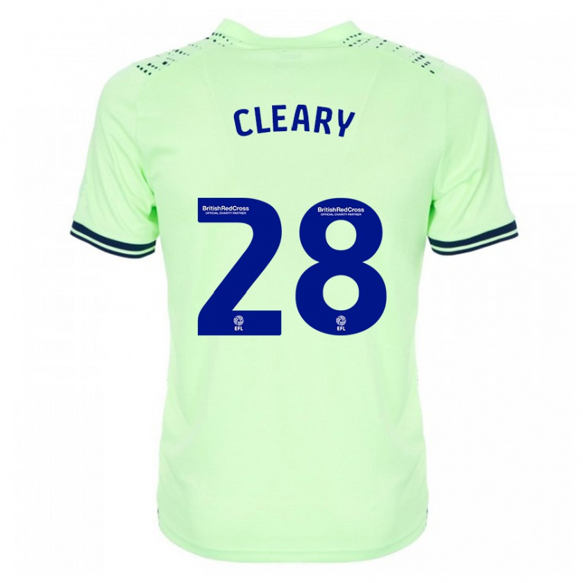 Kandiny Gyermek Reyes Cleary #28 Haditengerészet Idegenbeli Jersey 2023/24 Mez Póló Ing