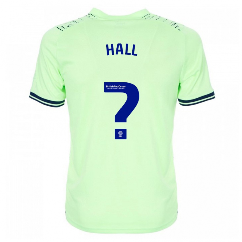 Kandiny Gyermek Reece Hall #0 Haditengerészet Idegenbeli Jersey 2023/24 Mez Póló Ing