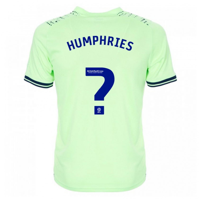 Kandiny Gyermek Evan Humphries #0 Haditengerészet Idegenbeli Jersey 2023/24 Mez Póló Ing