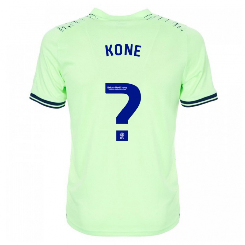 Kandiny Gyermek Cheick Kone #0 Haditengerészet Idegenbeli Jersey 2023/24 Mez Póló Ing