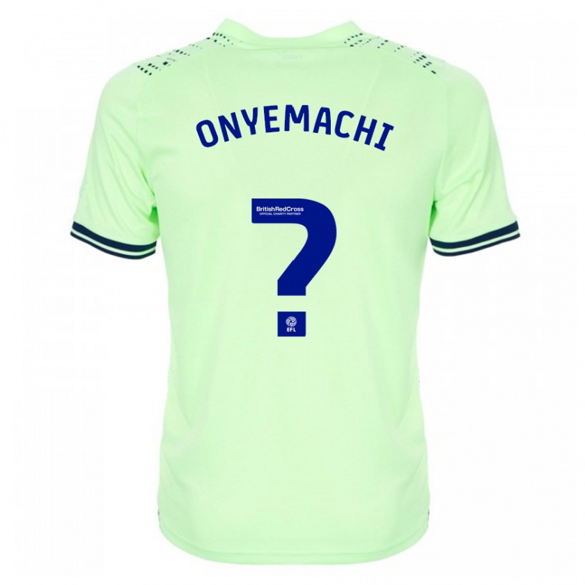 Kandiny Gyermek Divine Onyemachi #0 Haditengerészet Idegenbeli Jersey 2023/24 Mez Póló Ing