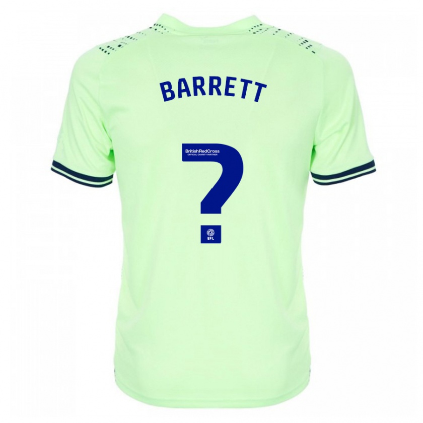 Kandiny Gyermek Josh Barrett #0 Haditengerészet Idegenbeli Jersey 2023/24 Mez Póló Ing