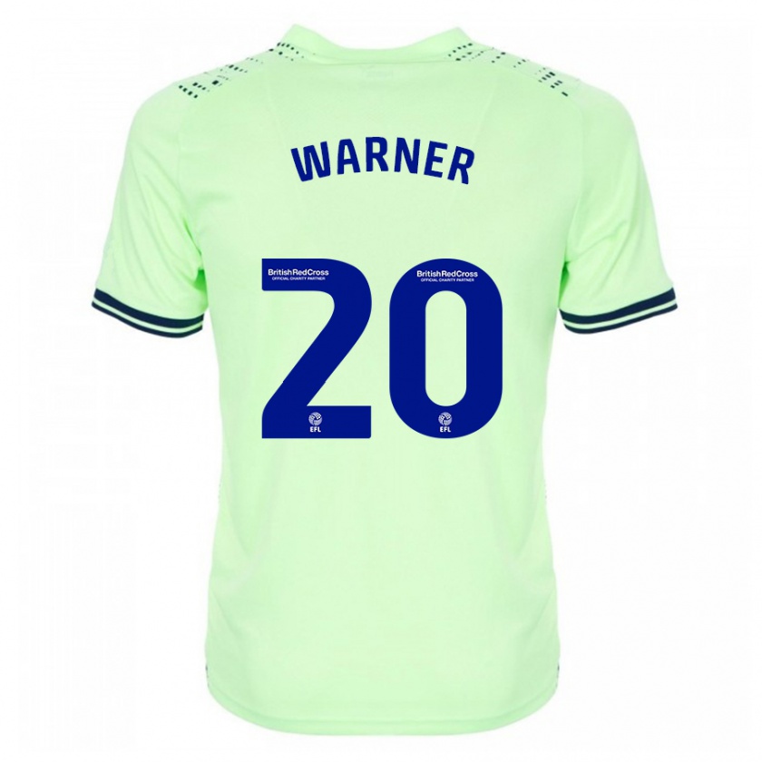 Kandiny Gyermek Phoebe Warner #20 Haditengerészet Idegenbeli Jersey 2023/24 Mez Póló Ing