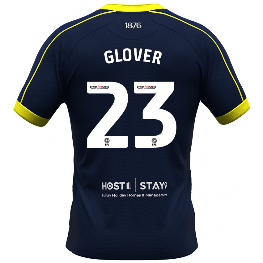 Kandiny Gyermek Tom Glover #23 Haditengerészet Idegenbeli Jersey 2023/24 Mez Póló Ing