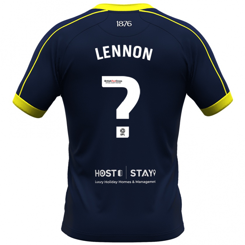 Kandiny Gyermek Charlie Lennon #0 Haditengerészet Idegenbeli Jersey 2023/24 Mez Póló Ing